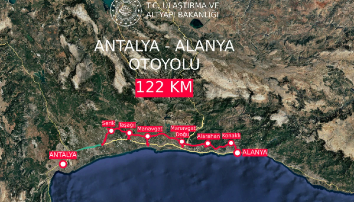 Antalya-Alanya Otoyolu'nda &ccedil;alışmalar hızlandı: Seyahat s&uuml;resi 36 dakikaya d&uuml;şecek