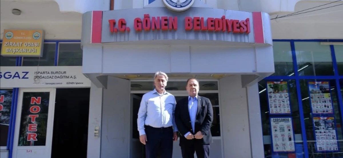 Atakan Yazgan&rsquo;dan G&ouml;nen Belediye Başkanı Osman Kesmen&rsquo;e Ziyaret