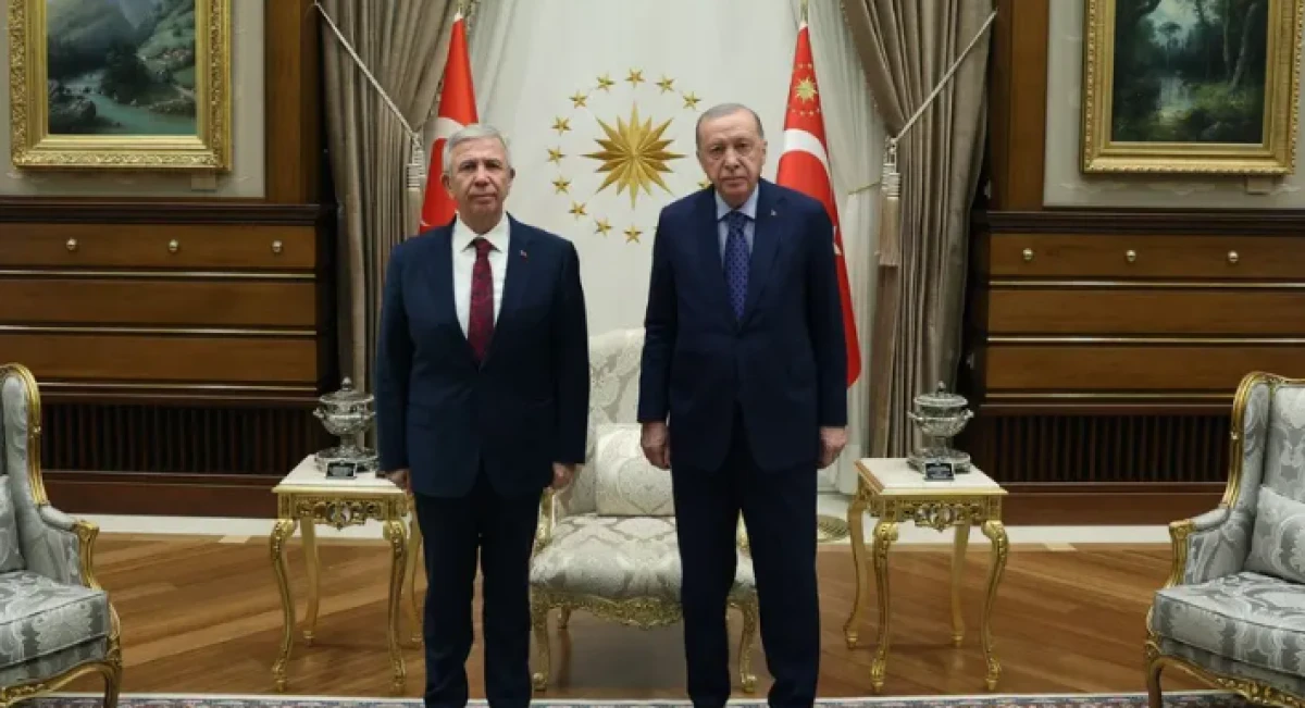 Cumhurbaşkanı Erdoğan, Mansur Yavaş'ı kabul etti