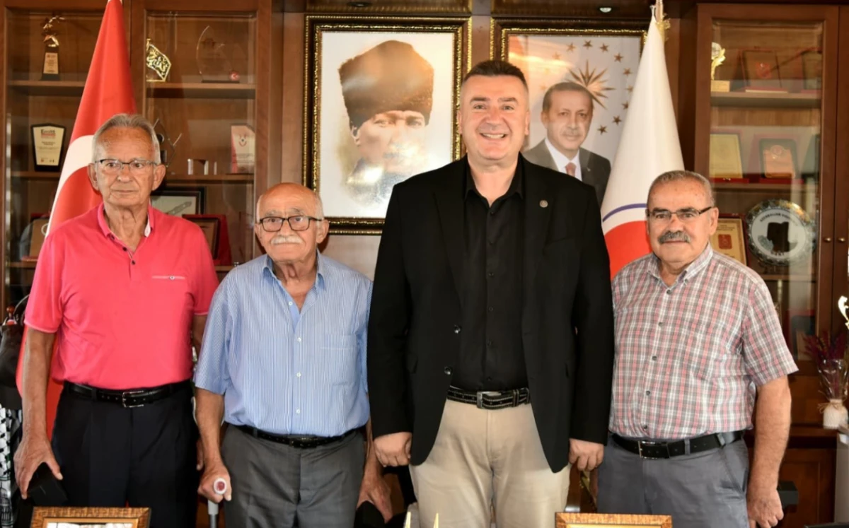 Gaziler haftası dolayısıyla Başkan Mustafa &Ouml;zer&rsquo;e anlamlı ziyaret