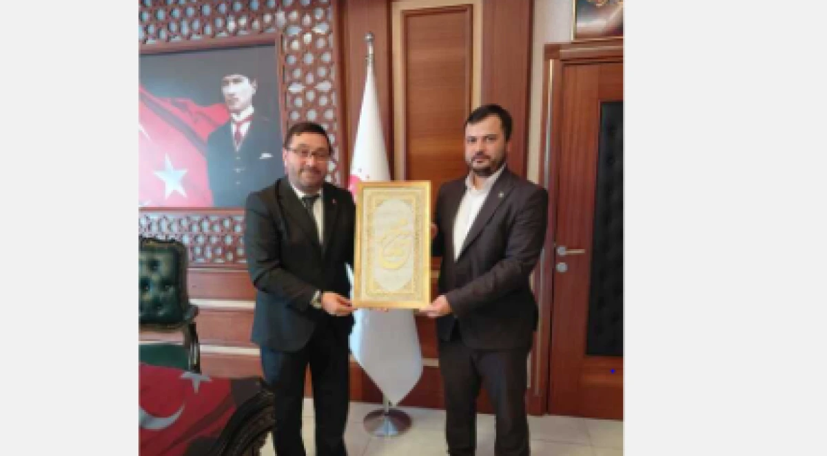 H&Uuml;DA PAR Isparta İl Başkanı Salih Demir&rsquo;den Yeni M&uuml;ft&uuml;ye Ziyaret