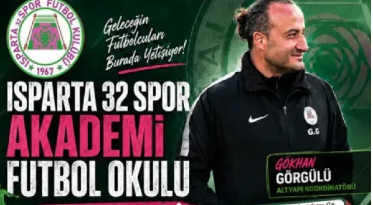 Isparta 32 Spor Akademi Futbol Okulu Kapılarını A&ccedil;ıyor