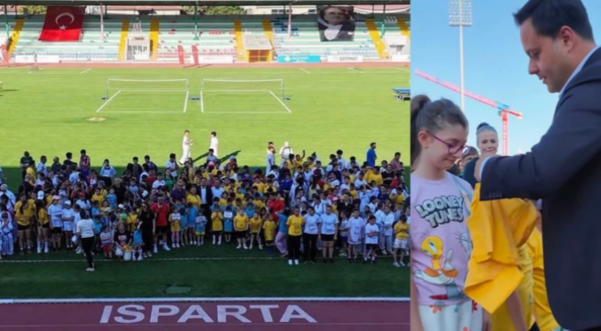 Isparta'da GSB Spor Okulları Coşkuyla A&ccedil;ıldı