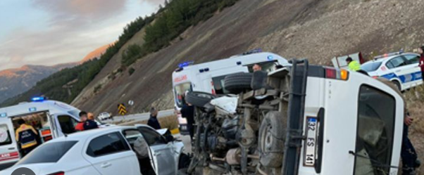 Isparta'da Korkun&ccedil; Kaza 5 Yaralı