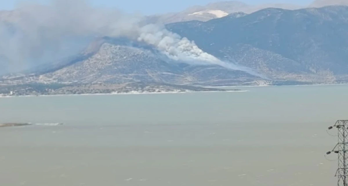 Isparta'da orman yangını başladı