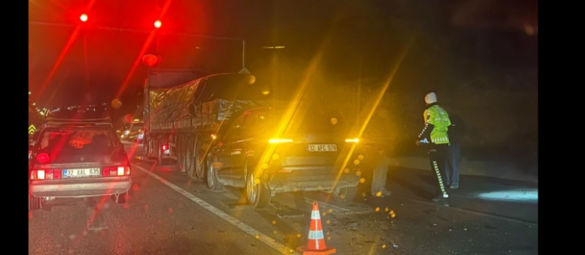 Isparta'da Trafik Kazası