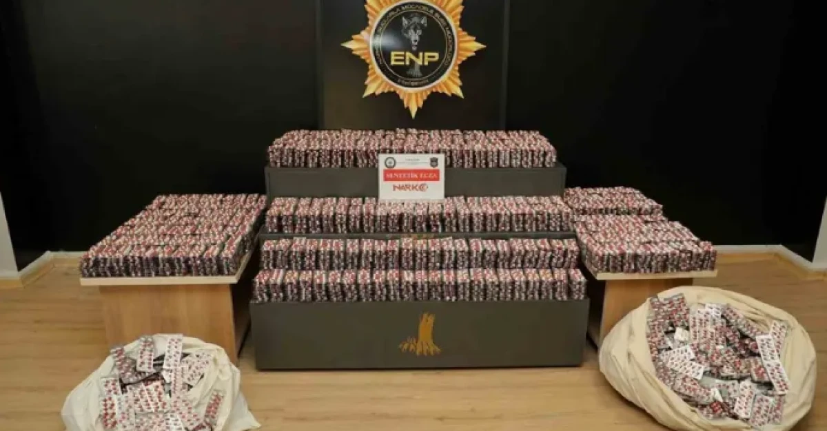 Kapı kırıp 3 koli hap ka&ccedil;ıran ş&uuml;phelilerden 1&rsquo;i yakalandı, 53 bin 941 hap ele ge&ccedil;irildi