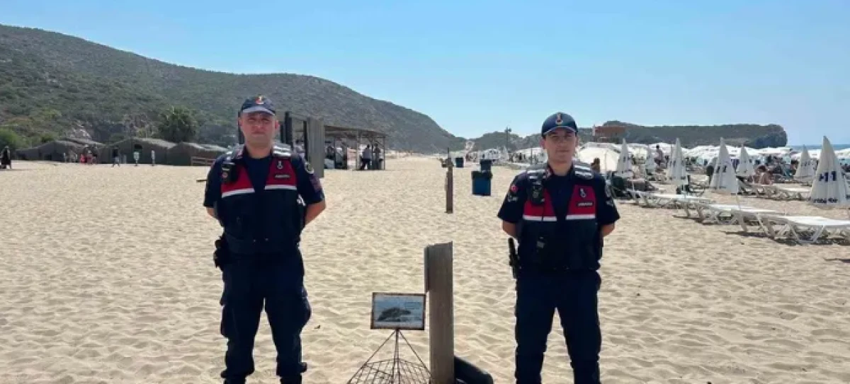 Kaş&rsquo;ta Caretta Caretta yuvalama alanları jandarma korumasında