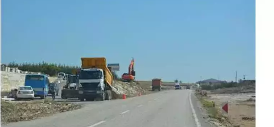 Korkuteli-Bucak duble yol &ccedil;alışmaları