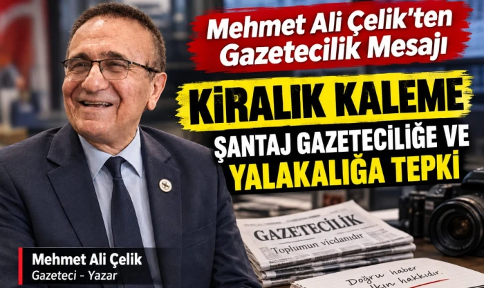 Mehmet Ali &Ccedil;elik&rsquo;ten &ldquo;İdeal Gazeteci Nasıl Olmalıdır?&rdquo; Yazısı