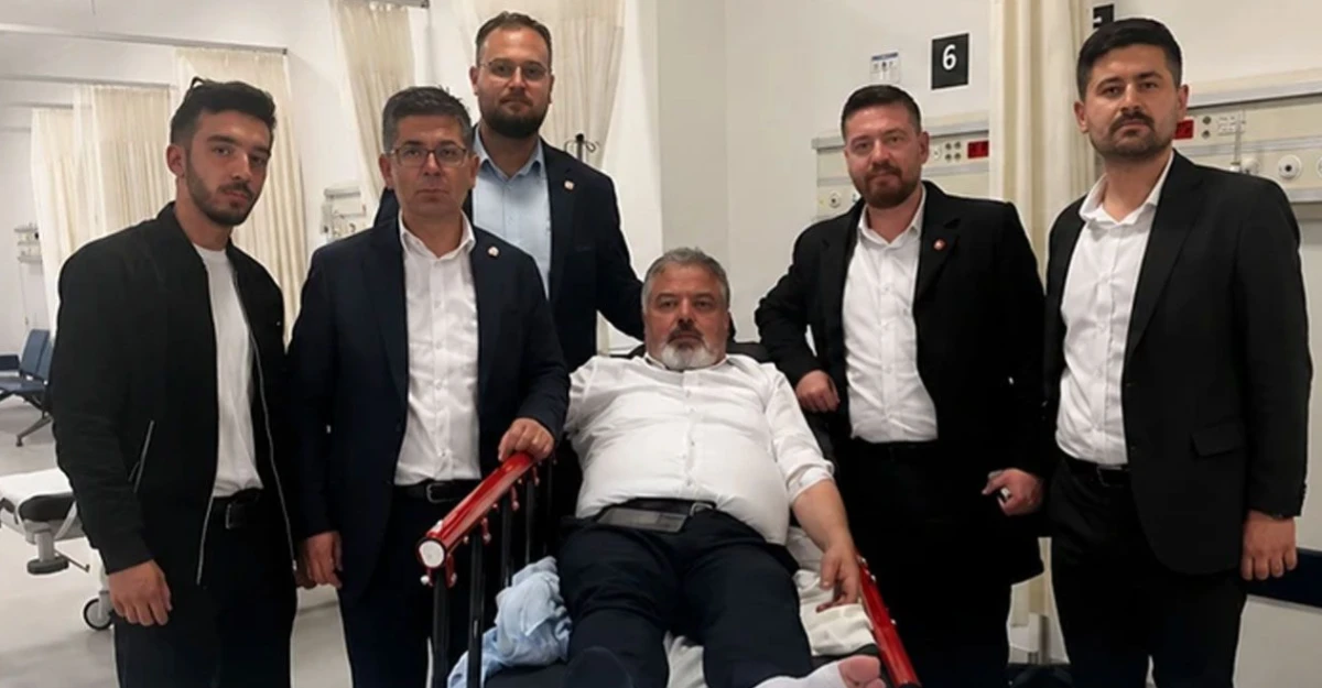 Milletvekili Halıcı'dan Başkan Karaca&rsquo;ya hastane'de ziyaret