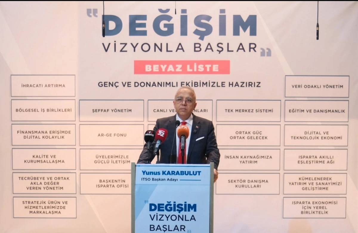 Yunus Karabulut, ITSO Başkanlığına adaylığını a&ccedil;ıkladı: &ldquo;Değişim Vizyonla Başlar&rdquo;